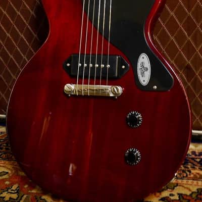 Maybach Guitars Lester JR Single Cut Aged ( Limited Edition) Wine Red We ship worldwide image 6