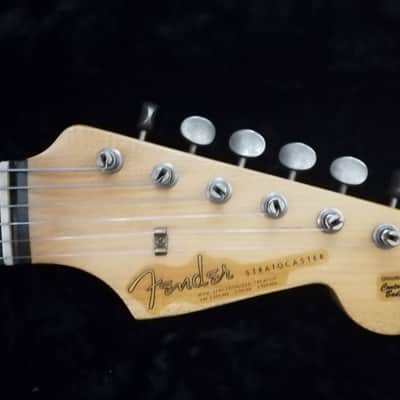 Fender Stratocater Custom Shop Relic 62 L.E. Namm 2007 Daphne Blue Abigail Ybarra handwound 2007 - Daphne Blue image 8