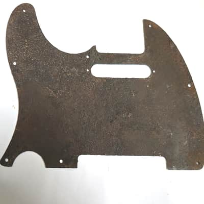 TELECASTER 8 holes pickguard - Steel rust ultra relic blue red color image 7