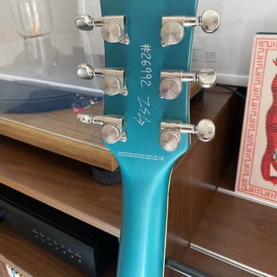Reverend Pete Anderson PA-1 Custom HB 2010s - Satin Deep Sea Blue image 6