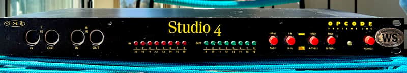Opcode STUDIO 4 OMS MIDI INTERFACE 1993 - black image 1
