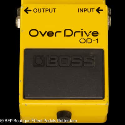 Boss OD-1 Overdrive 1986 Japan s/n 653700 with JRC4558DD op amp as used by Pete Townshend and Billy Duffy and many more .. image 4