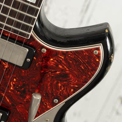 Novo Serus J - Bull Black Over '64 3-Tone Sunburst w/ Lollar Firebird Pickups image 16