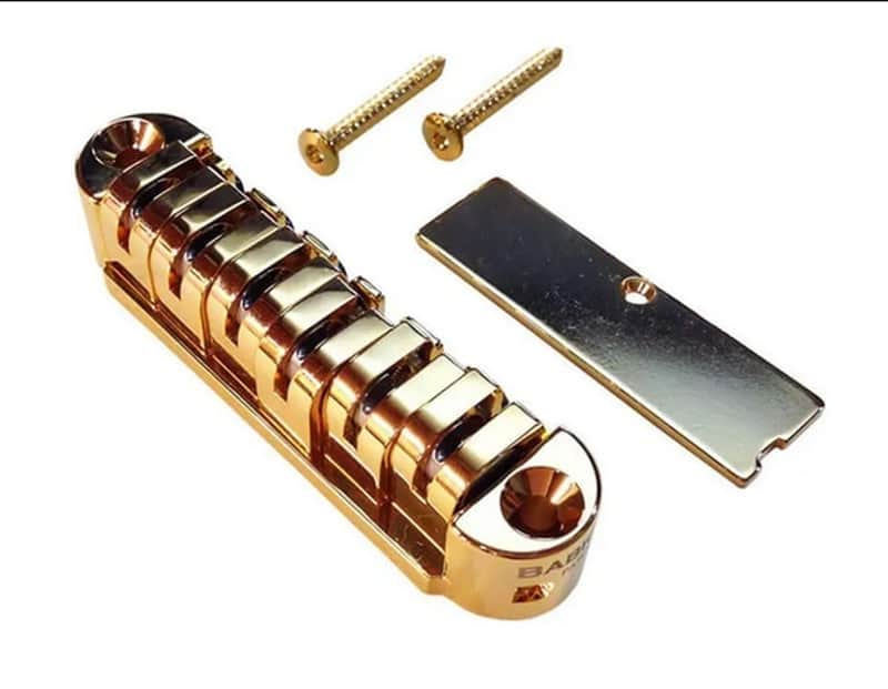 Babicz FCH Tune-O-Matic Style Bridge OEM, Arched Top, Gold image 1