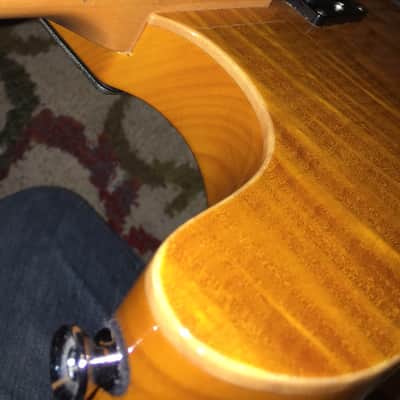 Schecter USA Custom Shop. 2013 Amber Burst Flame Top image 7