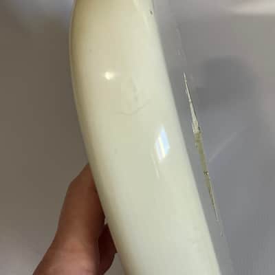 1980's Korean Kramer ZX30 White Stratocaster Plywood Guitar Body 2 Post Tremolo image 21