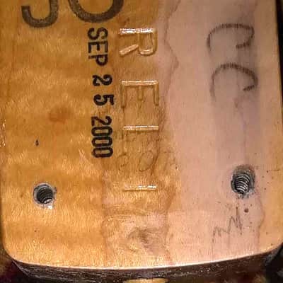 2000 Fender Custom Shop Mary Kaye Stratocaster John Cruz JCQA stamps - Vintage Blonde image 3