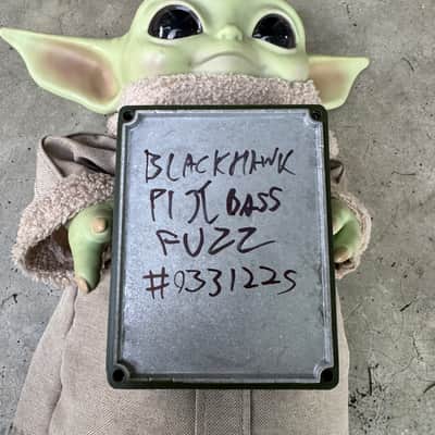 Black Hawk Pi Bass Fuzz 2025 - Tall Font Green image 9