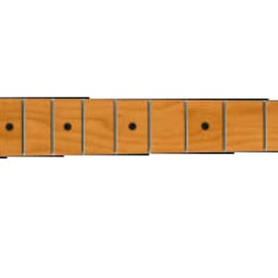 Fender Roasted Maple Vintera Mod 50's Stratocaster Neck, 21 Medium Jumbo Frets, 9.5", "V" Shape image 2