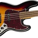 Squier - Classic Vibe 60s Jazz Bass Guitar w/ Laurel Fingerboard - Fretless - 3-Color Sunburst