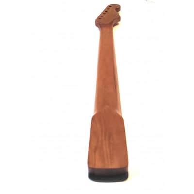 LEFT HANDED 22 frets Satin Nitro varnished Roasted Mapple Strat Neck with rosewo image 7