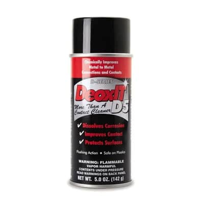 Hosa D5S-6 - CAIG DeoxIT - Contact Cleaner / 5% Spray - 5 oz (D5S-6)