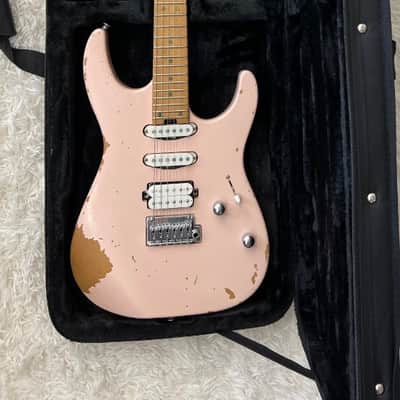 Charvel Rick Graham Signature Pro-Mod DK24 2PT MPL Electric Guitar, Shell Pink image 7