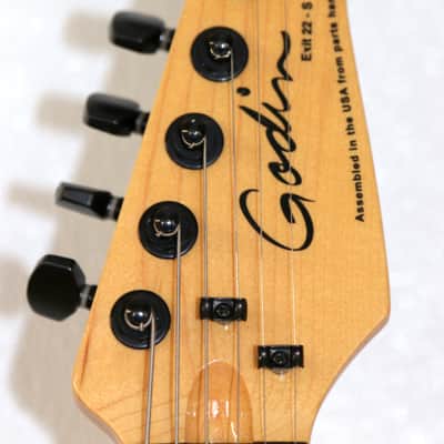 Godin Exit 22 Electric Guitar Satin Natural Rosewood Fretboard With Gigbag image 6