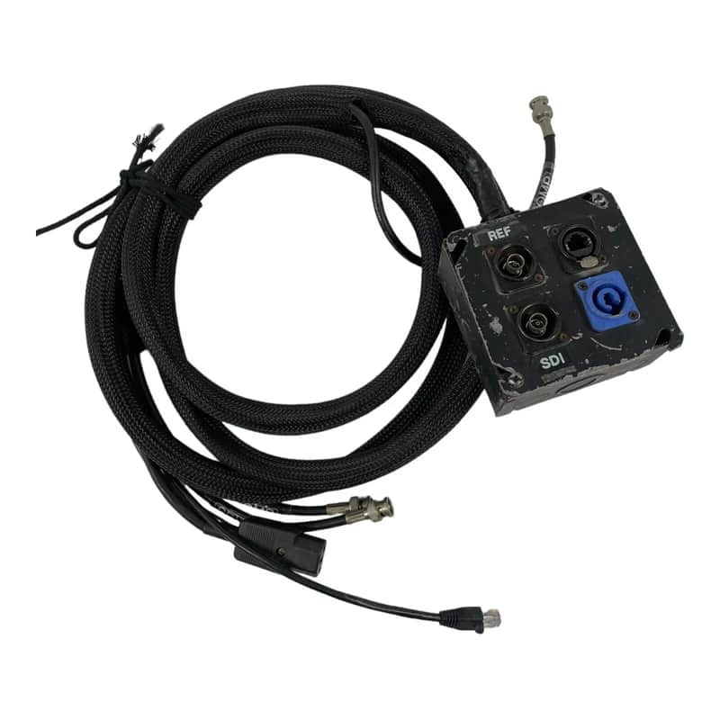 Breakout box Audio Snake 4 inputs Neutrik powerCON 20A EtherCon RJ45 BNC #B image 1