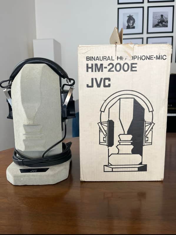 JVC HM-200E stereo headphone mic, superb condition image 1