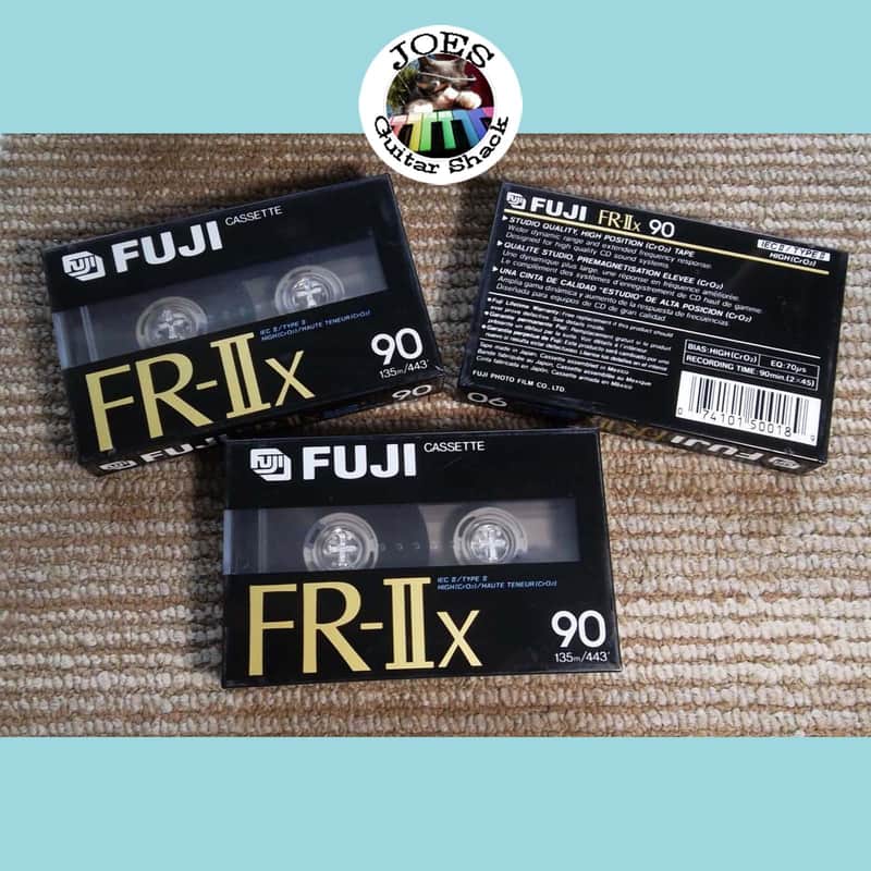 1 Fuji FR-IIx 90 CR02 High Bias CRO2 Blank Cassette Tape 90 Mins New Sealed NOS - Will Combine Shipping! image 1