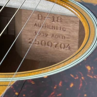 Martin D-18 Authentic Aged 1939 (2021) image 2
