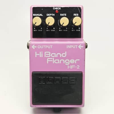 used Boss HF-2 Hi Band Flanger Green Label Made In Japan, Very Good Condition image 1