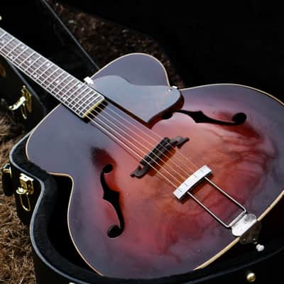 ~Tone Monster~ 1952 Wabash by Kay Jumbo Jazzbox Archtop Guitar ~ Made in USA! Harmony Silvertone ! image 13