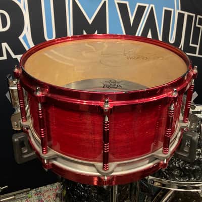 Tommy Lee's Motley Crue "Girls, Girls, Girls" Tour Pearl Free Floating Snare Drum. SIGNED! image 1