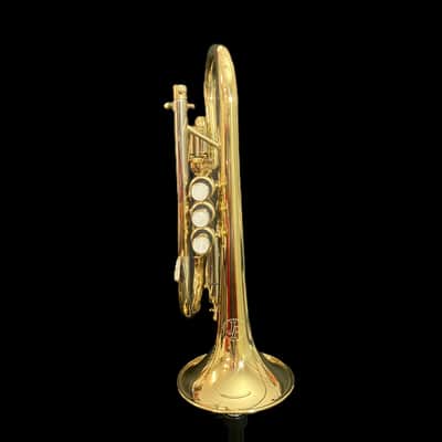 John Packer Ltd JP176 SOPRANO Eb CORNET WITH 1ST AND 3RD VALVE TRIGGERS 2021-2022 - BRASS image 2