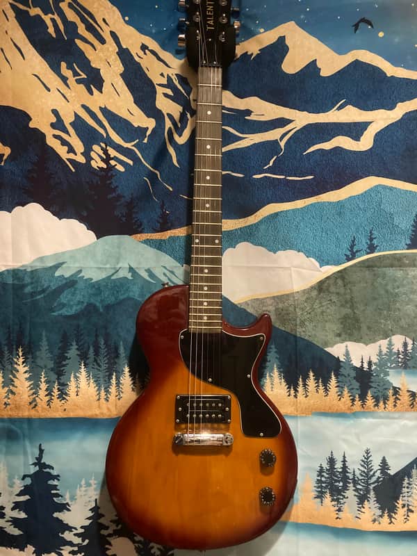 Vintage Talent Les Paul Jr.-Style Guitar – Rare Gibson Baldwin Era Sunburst Beauty (Hardcase Included) image 1