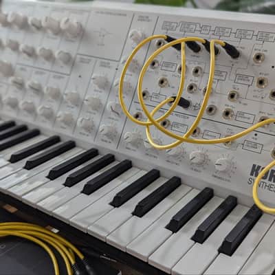 Korg MS-20 Mini Limited Edition Semi-Modular Analog Synthesizer 2013 - Present - White image 2