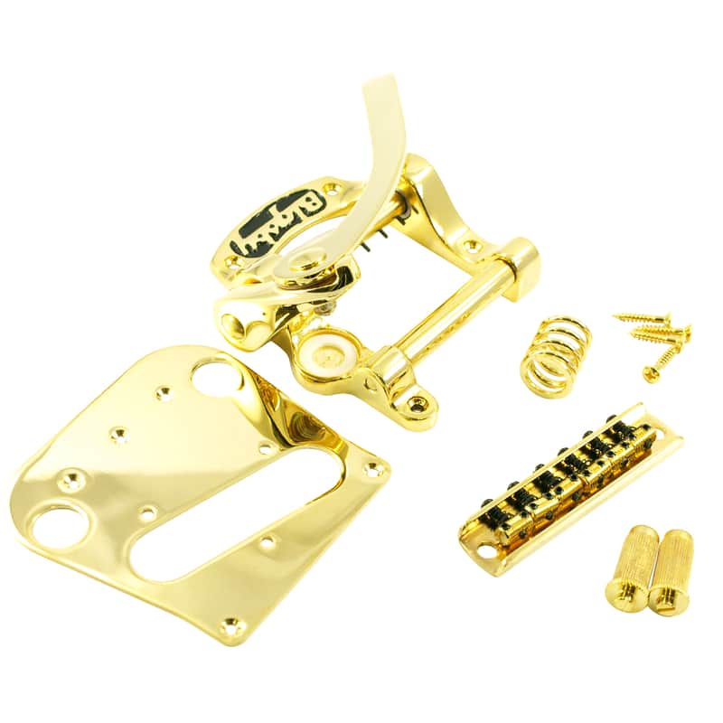 Bigsby B5 with WD Telecaster Conversion Kit Gold image 1