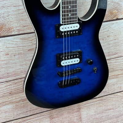 Dean MDX X Quilt Maple Electric Guitar Transparent Blue Burst - copy image 2