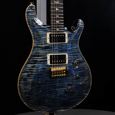 2024 PRS Custom 24 10-Top Electric Guitar - Faded Whale Blue image 5