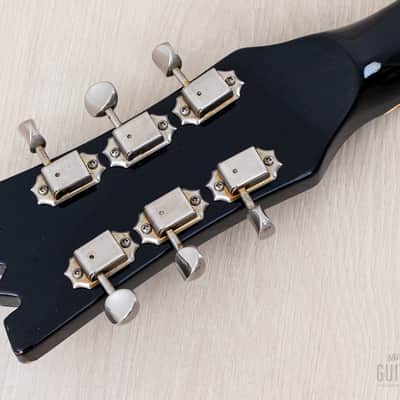 1988 Mosrite Ventures Model VMG-900 ‘65 Vintage Reissue Black w/ Case, Japan Kurokumo image 5