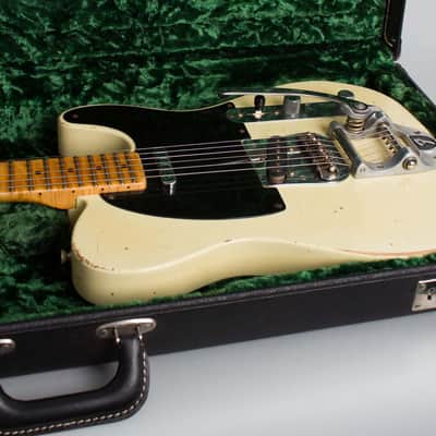 Fender  Telecaster Custom Shop '50s Relic by Yuri Shiskov Solid Body Electric Guitar (2005), ser. #R25350, original black tolex hard shell case. image 12