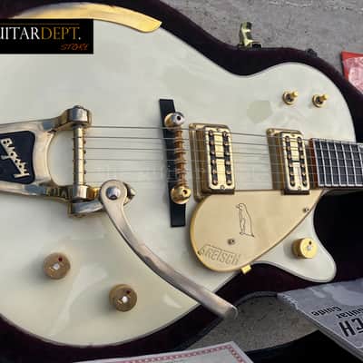 ✮RARE✮SUPERB✮2017 Gretsch G-6134 LTV White Penguin ✮ LACQUER TV JONES ! ✮ COA ✮ AMAZING image 6