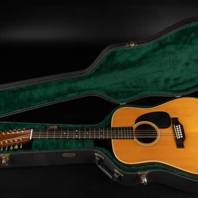 1973 Martin D12-28 - Natural | USA Vintage All Solid Iconic 12-String Dreadnought Acoustic Guitar David Gilmour Pink Floyd | Case image 22