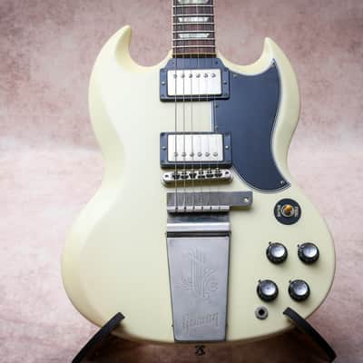 GIBSON USA Custom Shop '61 Les Paul SG Standard Reissue Vibrola VOS "White + Rosewood" (2012) image 4