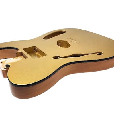 Brio 69 T-Style Thinline Alder Top Bound Metallic Gold Top H/S image 1