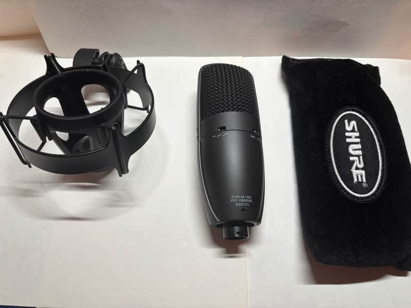 Shure SM27-LC Cardioid Side-Address Condenser Mic 2010 - Present - Black image 1