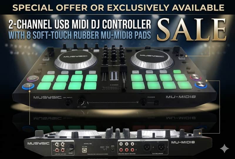 MU-MIDI8 2 CHANNELS 2025 - BRAND NEW image 1