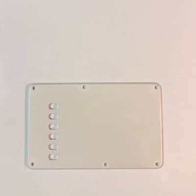 Stratocaster Style Back Plate Cover - 2000’s - White image 1