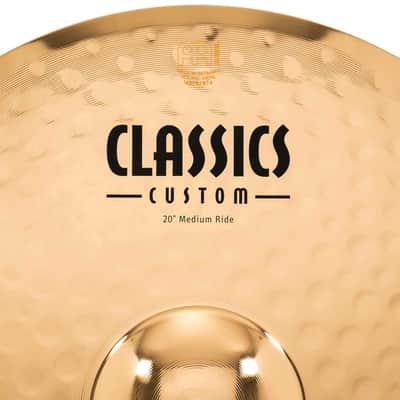 Meinl Cymbals CC20MR-B Classics Custom 20-Inch Brilliant Medium Ride (VIDEO) image 4