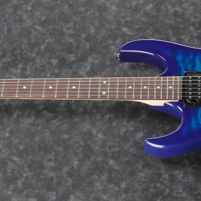 Ibanez GRX70QAL-TBB Left Handed Transparent Blue Burst image 3