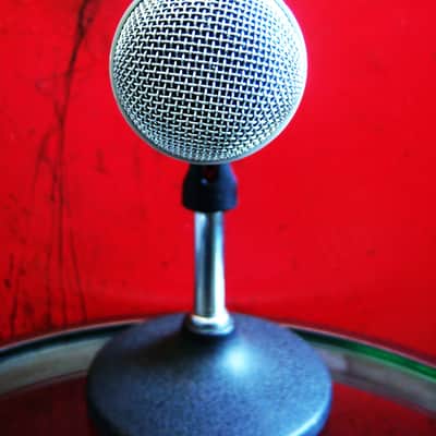 Vintage 1970's Shure PE585 / SA585 dynamic cardioid microphone High Z w accessories 585SA SM58 # 2 image 4