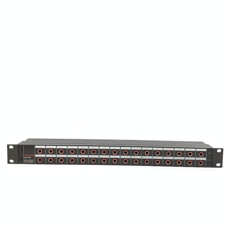 TASCAM PB-32P 32-Point Patch Bay 1U Rack Mount Audio Patchbay TGHM image 1