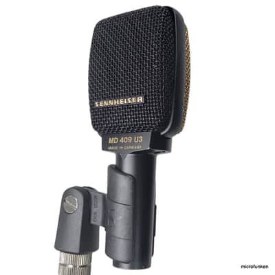 Sennheiser MD409-U3 ✓Serviced 80s Vintage Dynamic Microphone # 14255 image 6