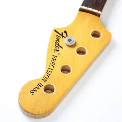 1971 Vintage Fender Precision Bass PBass Rosewood Fretboard NECK USA 1970s Early-CBS image 12