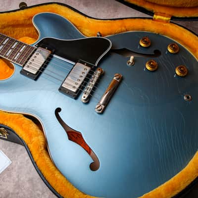 GIBSON USA Custom Shop Murphy Lab Custom Select '64 ES-345 Reissue Ultra Light Aged "Pelham Blue + Rosewood" (2024) image 2