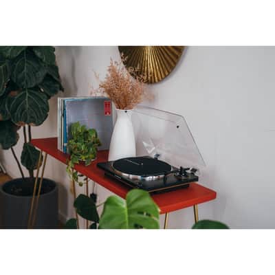 Audio-Technica AT-LP70X-BZ Fully Automatic Belt-Drive Turntable with Built-In Switchable Phono Preamp and Three-Piece Chassis (Black and Bronze) image 7