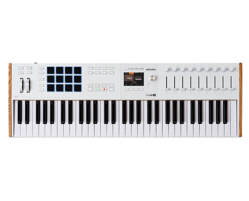 Arturia KeyLab 61 mk3 61-Key MIDI Keyboard Controller - White image 1