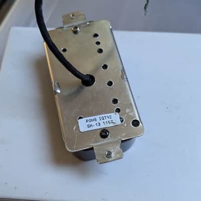 Seymour Duncan Dimebucker SH-13 Frankensteined W/ nickel Base Plate + Black Ring image 6
